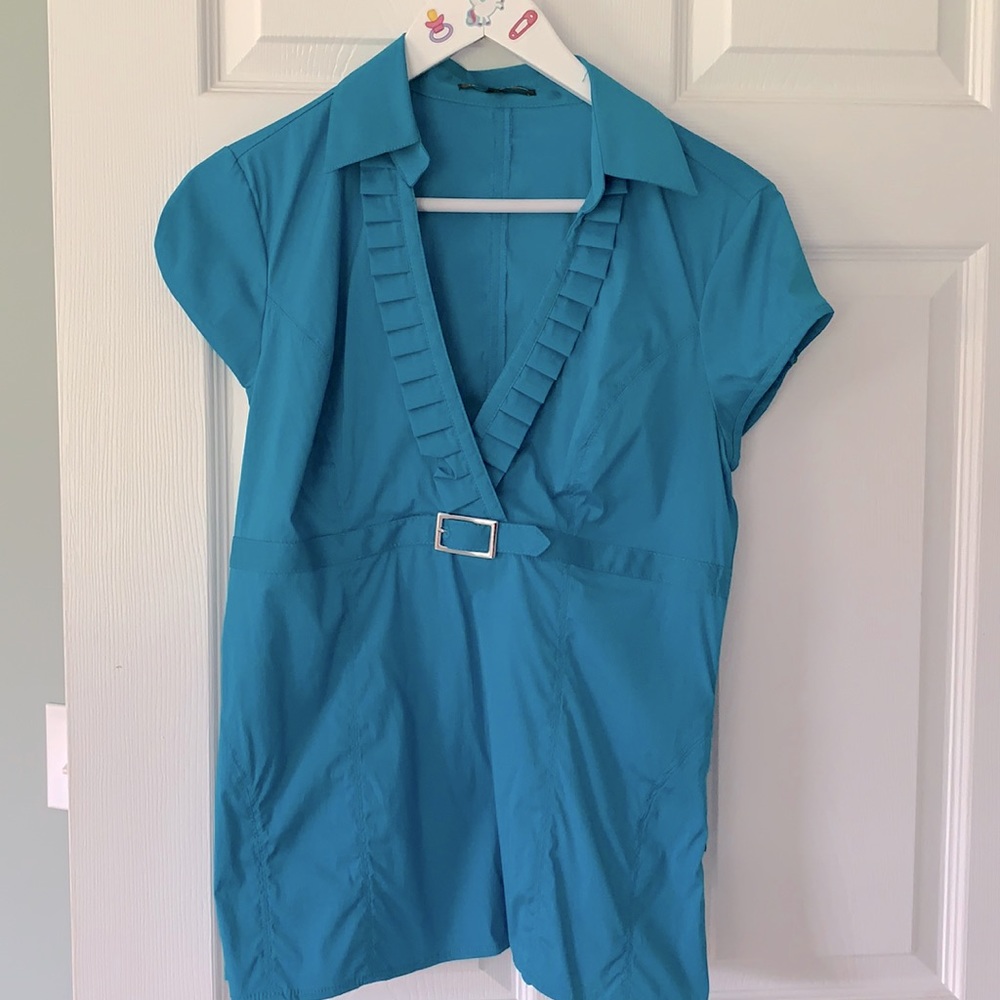 Express stretchy Medium short sleeve dress shirt